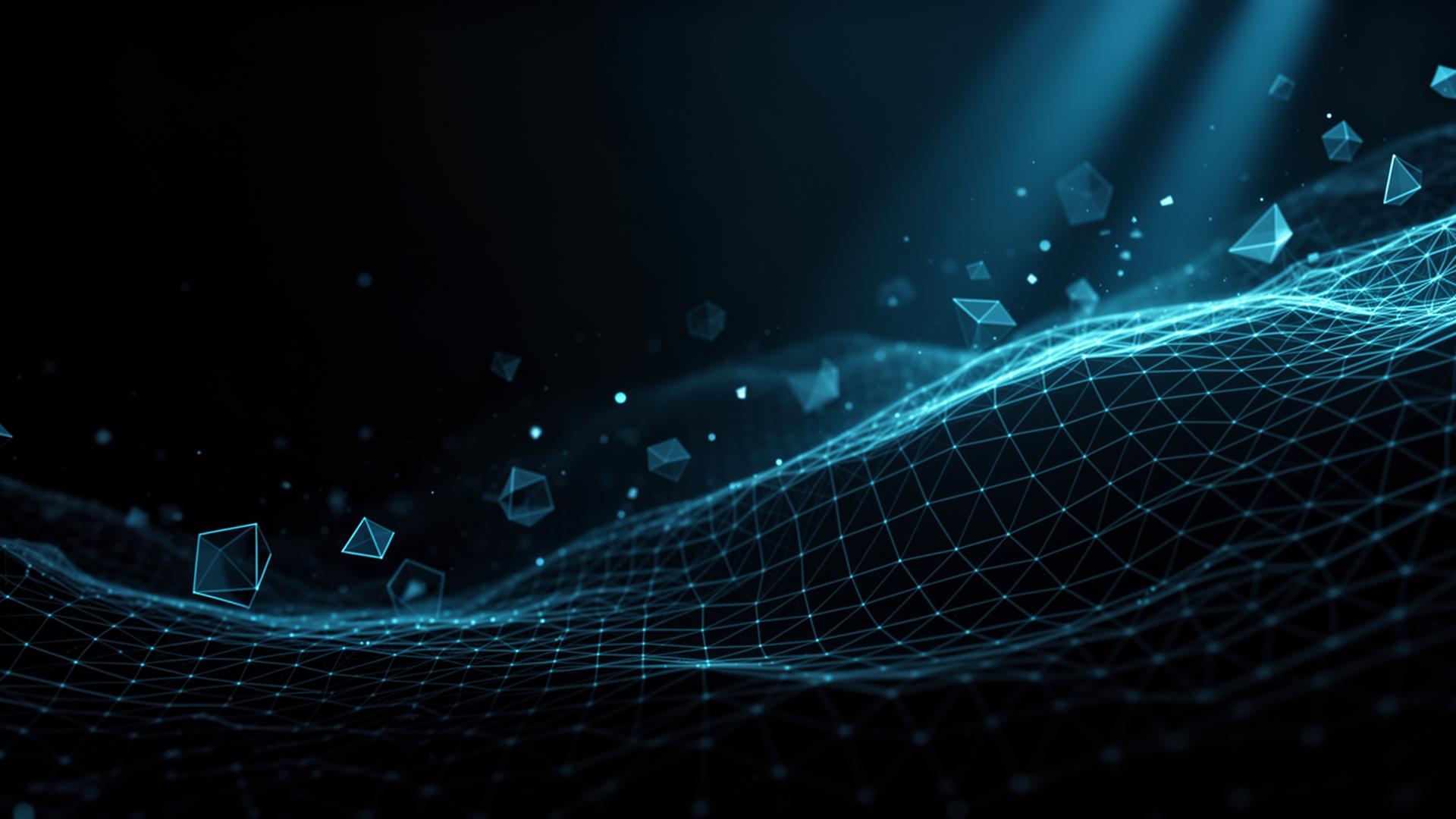 Technology network background
